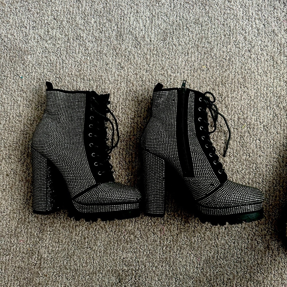 Rhinestone Boot Heels